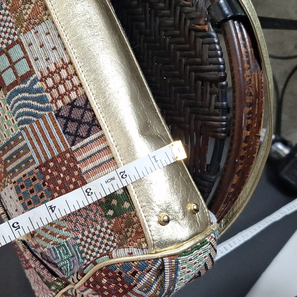 Sas Multicolor Patchwork Shoulder Bag - image 8